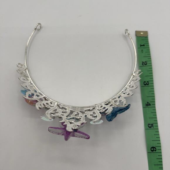 Starfish Mermaid Crown Tiara Ocean Princess Costume Cosplay Hair Accessory - Picture 8 of 8